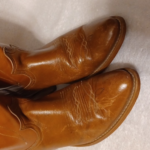 Acme tall Western Boots women's size 8.5 N - Picture 2 of 5